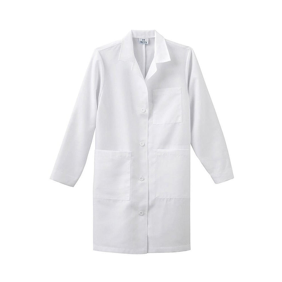 병원 제복 빨 수 있는 간호 스크럽 의사 실험실 코트 흰색