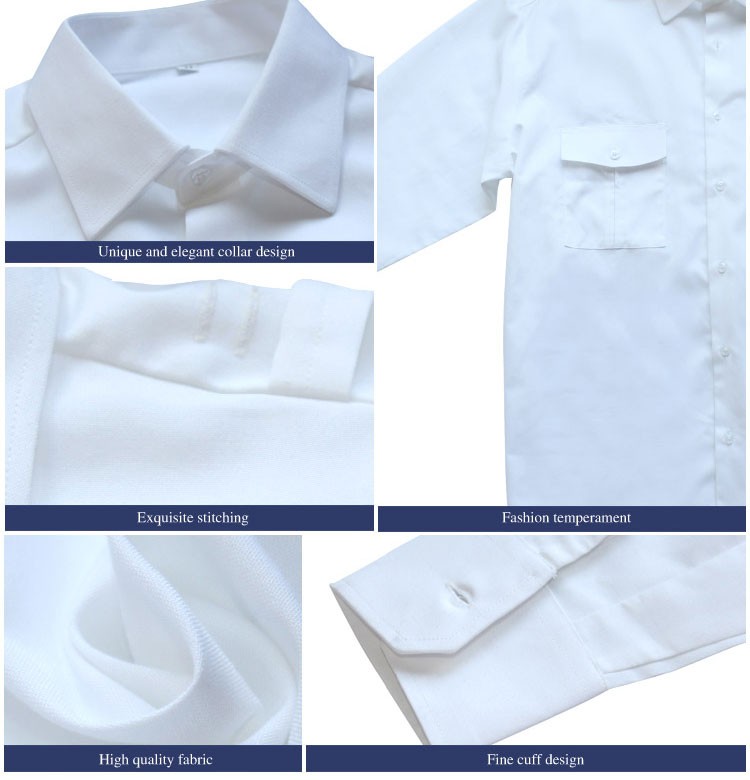 가을 남성 경비원 제복 공항 의복 보안 사무실 복장 긴 소매 셔츠를 주문 설계하십시오