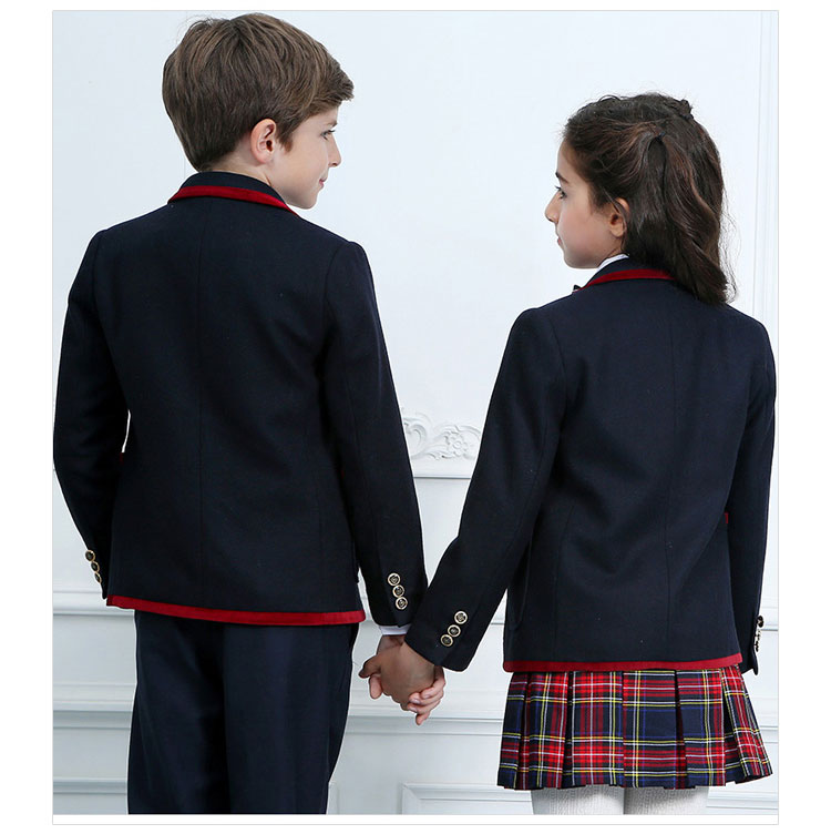 주문 안락한 교복 재킷은 초등 학교와 중학교를 위한 셔츠 세트를 놓습니다
